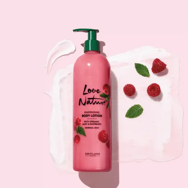 Love Nature Mint And Raspberry Body Lotion