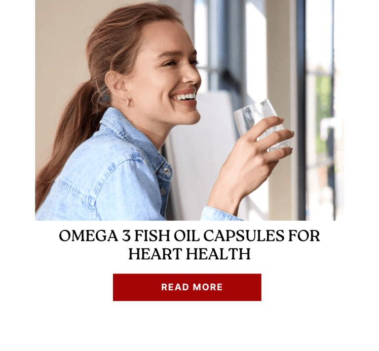 omega 3 fish oil capsules for heart health
