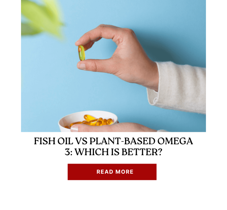 Fish oil vs plant based omega 3