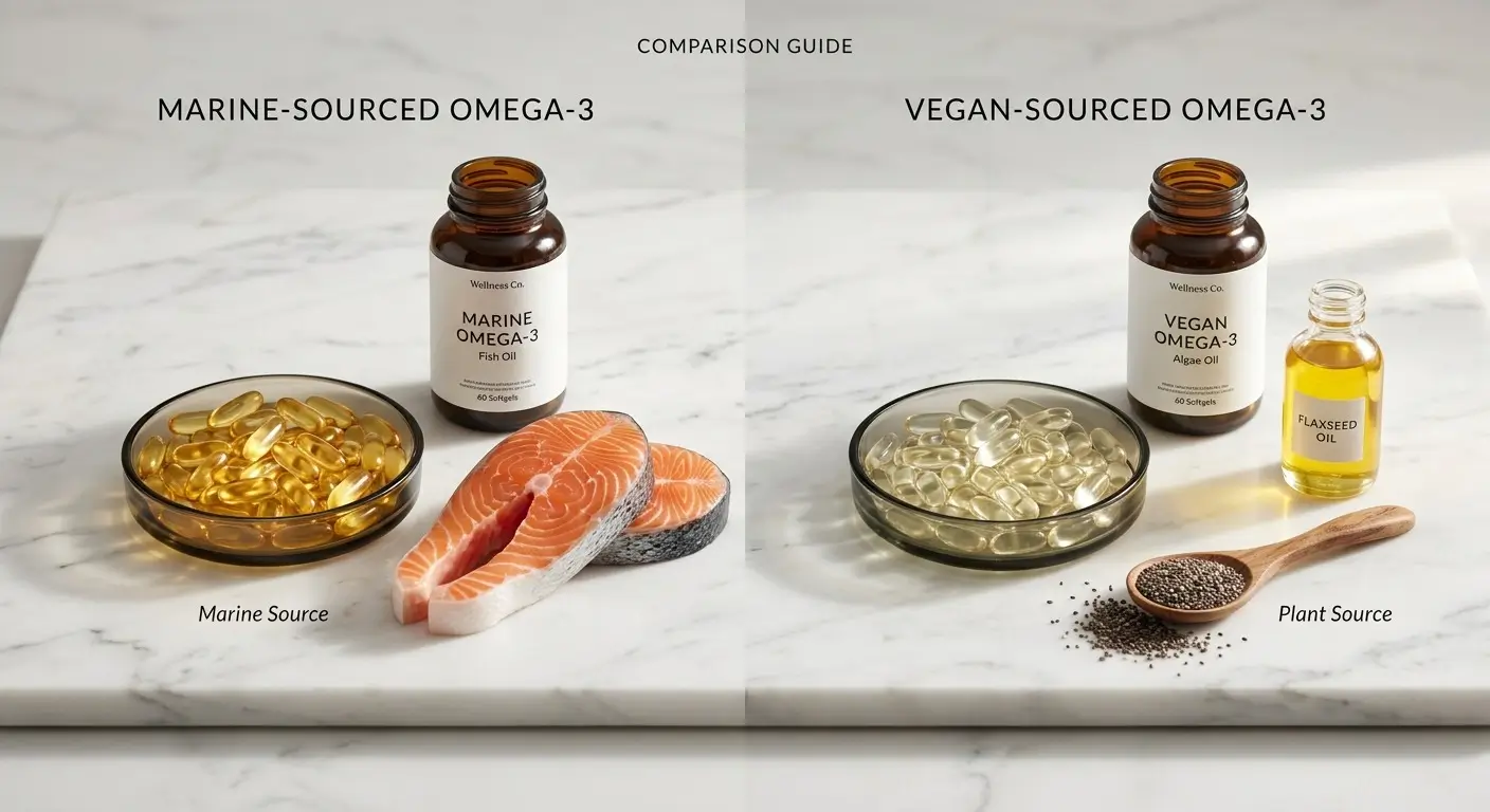 Fish oil vs plant based omega 3