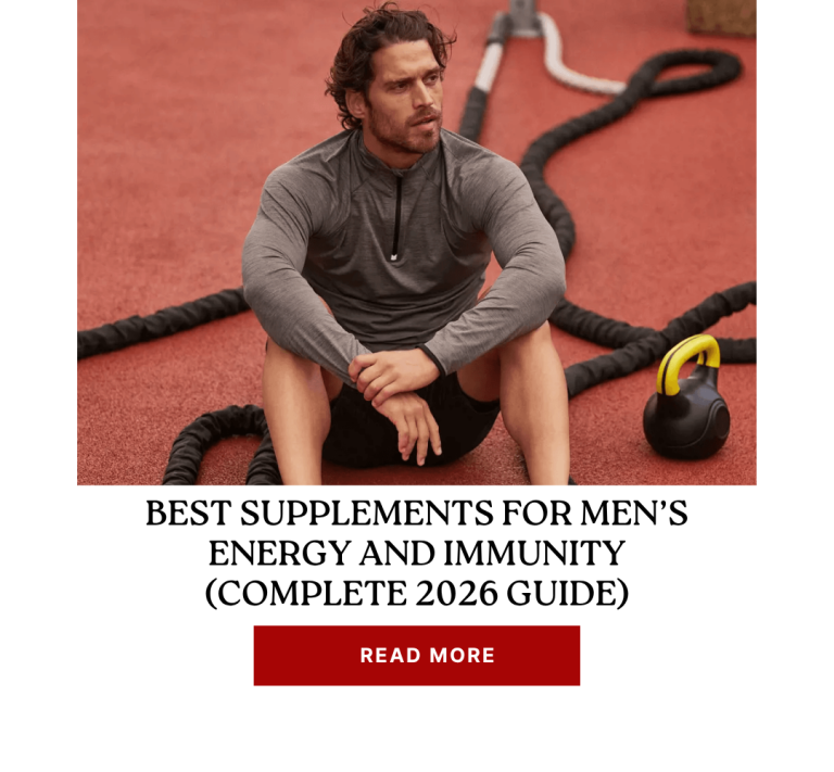 best supplements for men energy and immunity